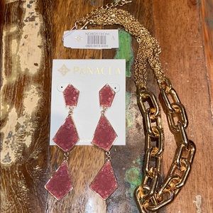 Panacea Necklace & Earrings Bundle- NWT